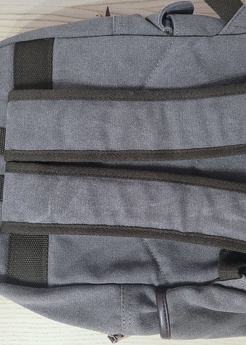 Gri Unisex Sırt Çantası Laptop bölmeli - Görsel 13