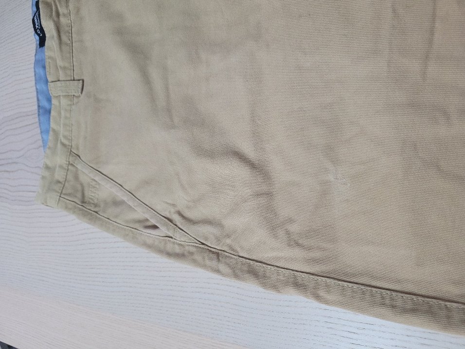 Bej Düğmeli Erkek  Pantolon - Görsel 3