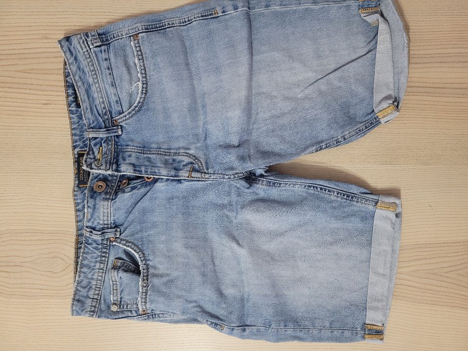 erkek kot şort - Görsel 2