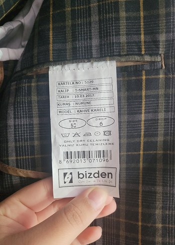 Erkek Çok Renkli Kareli Ceket - Görsel 4