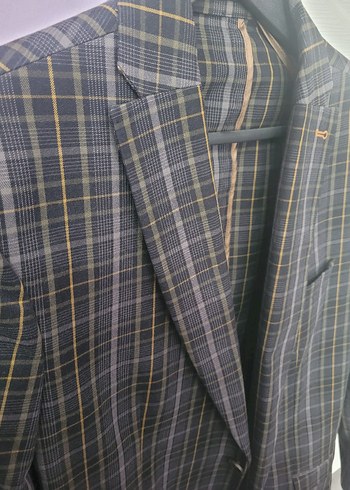 Erkek Çok Renkli Kareli Ceket - Görsel 2