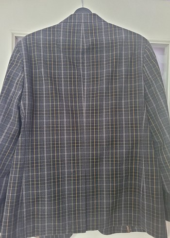 Erkek Çok Renkli Kareli Ceket - Görsel 3