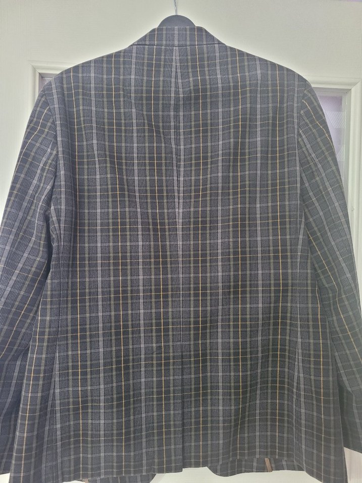 Erkek Çok Renkli Kareli Ceket - Görsel 3