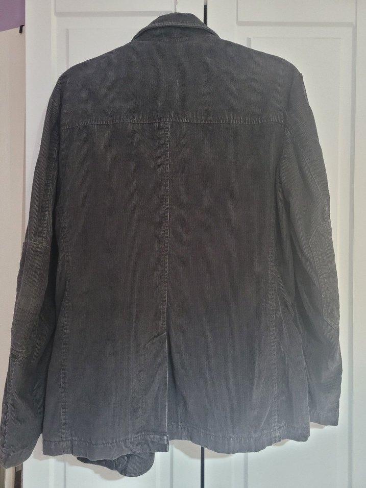 Gri Düğmeli Erkek Ceket - Görsel 3