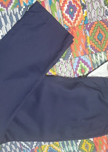 Damatlık Kumaş Pantolon - Görsel 2