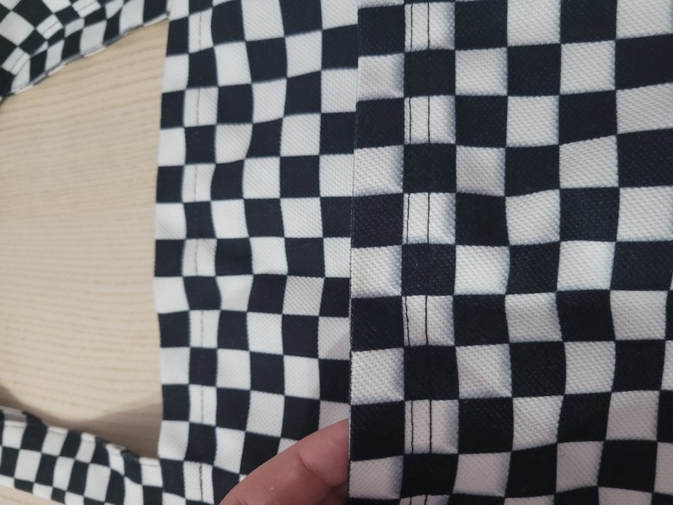 Siyah Beyaz damalı Kadın Çantası - Görsel 3