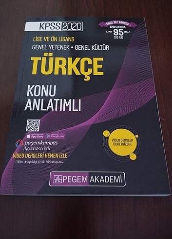 KPSS lise ve ön lisans türkçe konu anlatımlı
