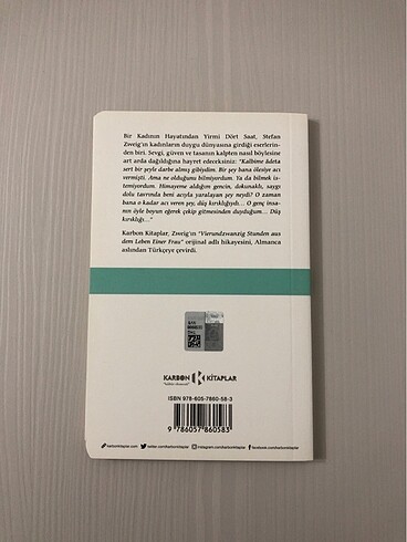  Stefan Zweig ?Bir Kadının Hayatından Yirmi Dört Saat