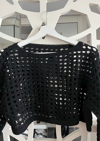 Trendyol & Milla Siyah Örgü Kadın Bikini Üstü