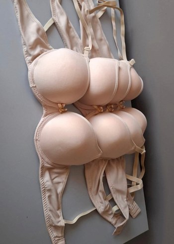 Beyaz Minimalist Sütyen - Görsel 6