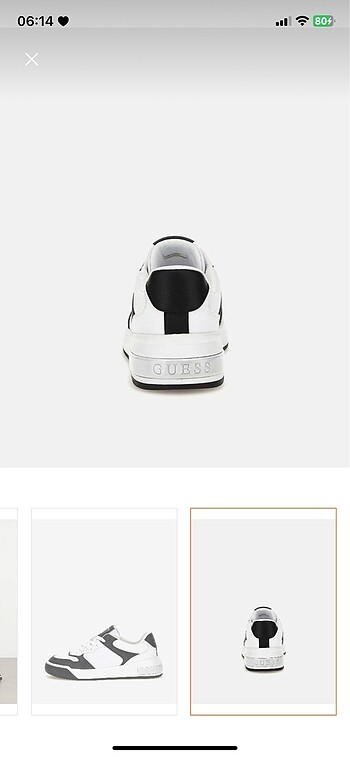 39 Beden beyaz Renk Guess sneaker