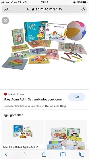 Adım adım 16.-17.ay