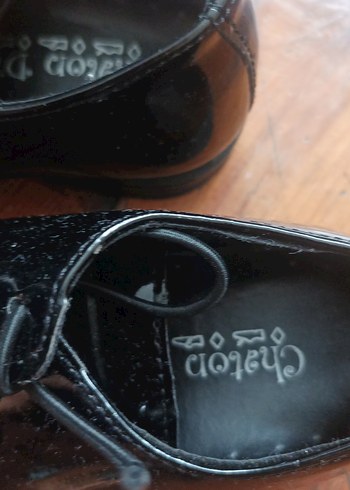 Siyah Rugan Klasik Ofis Ayakkabısı cocuk ayakkabisi - Görsel 3