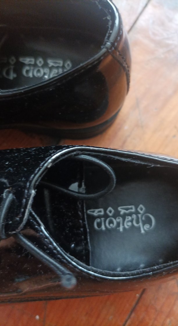 Siyah Rugan Klasik Ofis Ayakkabısı cocuk ayakkabisi - Görsel 3