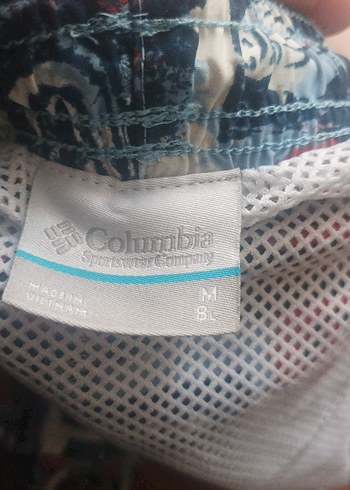 Düğmeli Gevşek Kesim Erkek Mavi Desenli Şort - Görsel 3