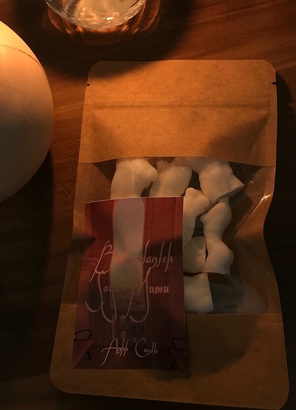 Kadın ve Erkek Vücudu Buhurdanlık Soya Mumu - Görsel 2