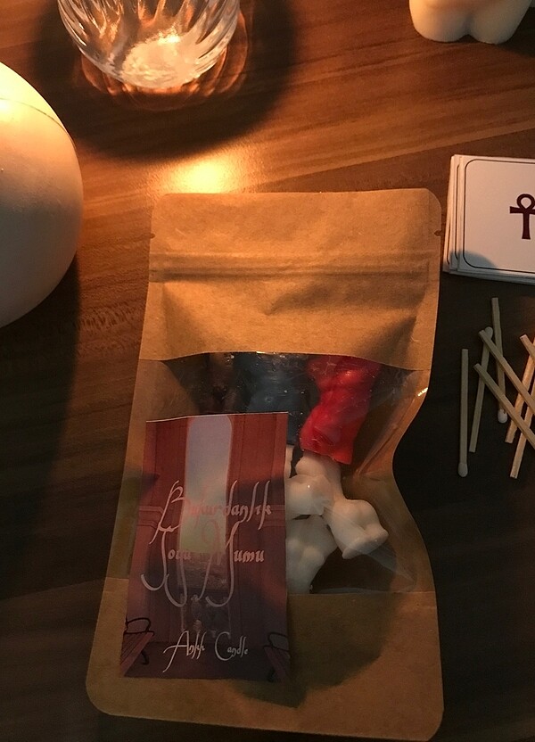 Kadın ve Erkek Vücudu Buhurdanlık Soya Mumu - Görsel 3