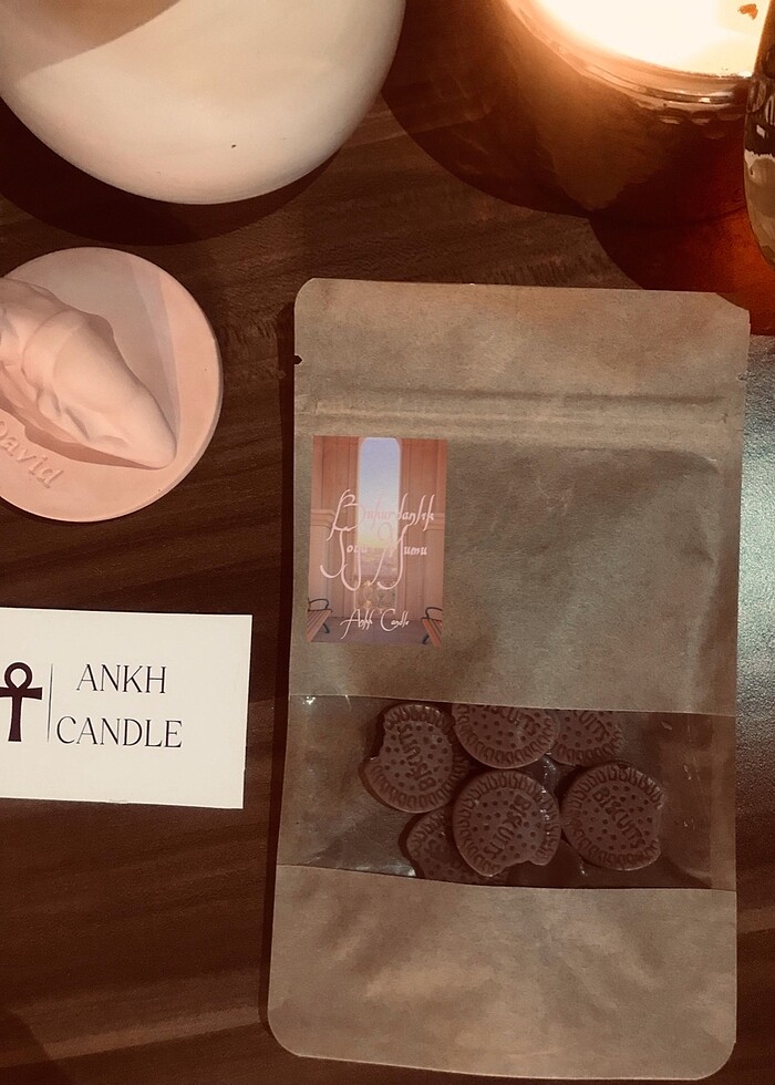 Bisküvi Buhurdanlık Soya Mumu - Görsel 2