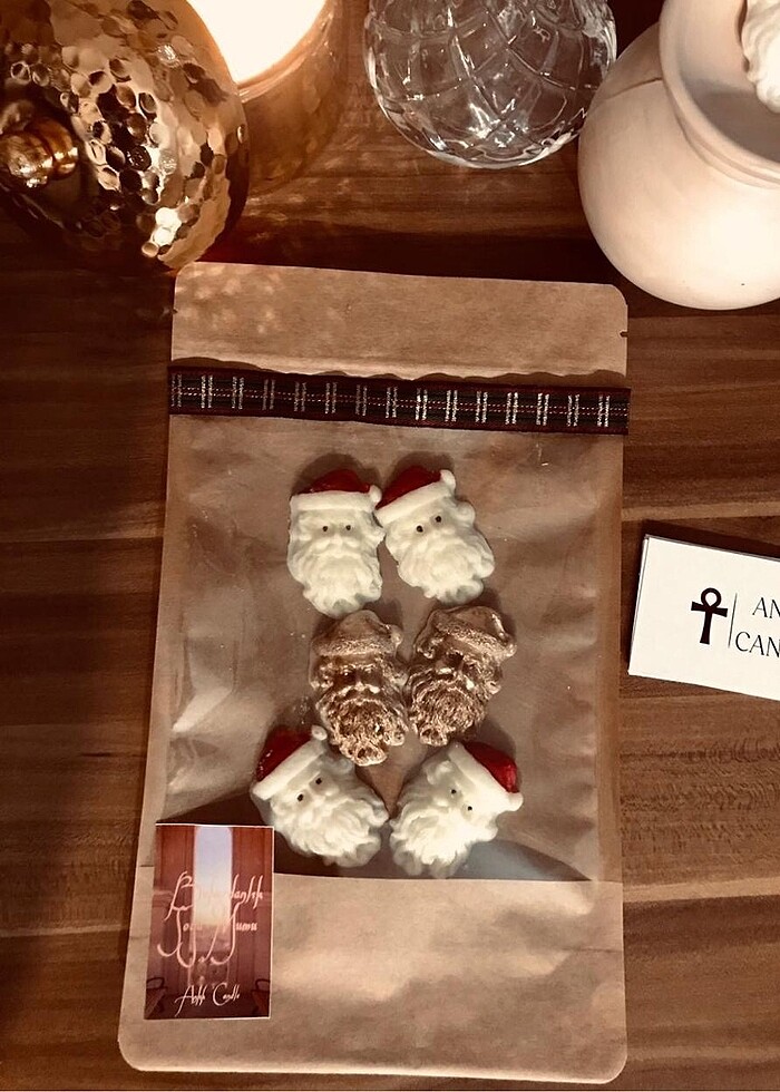 Noel Baba Buhurdanlık Soya Mumu - Görsel 2