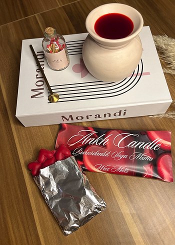 Kalpli Çikolata Buhurdanlık Soya Mumu - Görsel 5