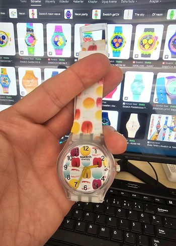Beden Swatch Kadın Renkli Kol Saati