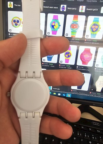 Beden çeşitli Renk Swatch Kadın Renkli Kol Saati