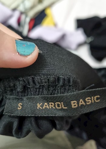 Drapeli Siyah Uzun Gotik Kadın Etek - Görsel 4