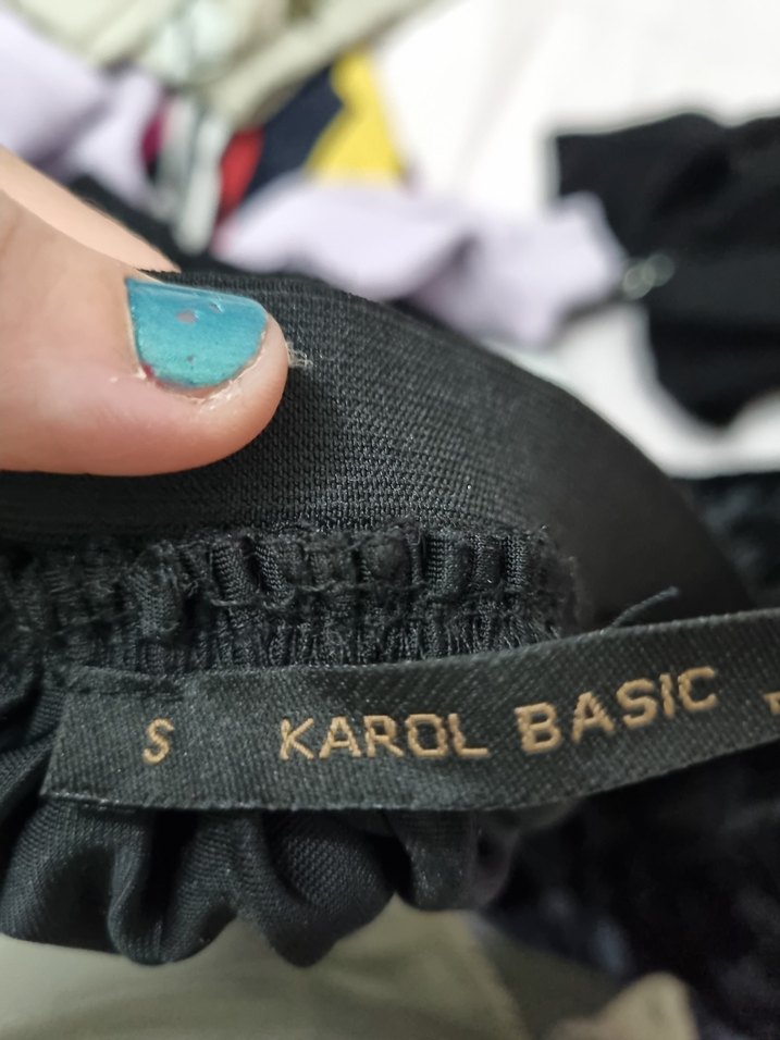 Drapeli Siyah Uzun Gotik Kadın Etek - Görsel 4