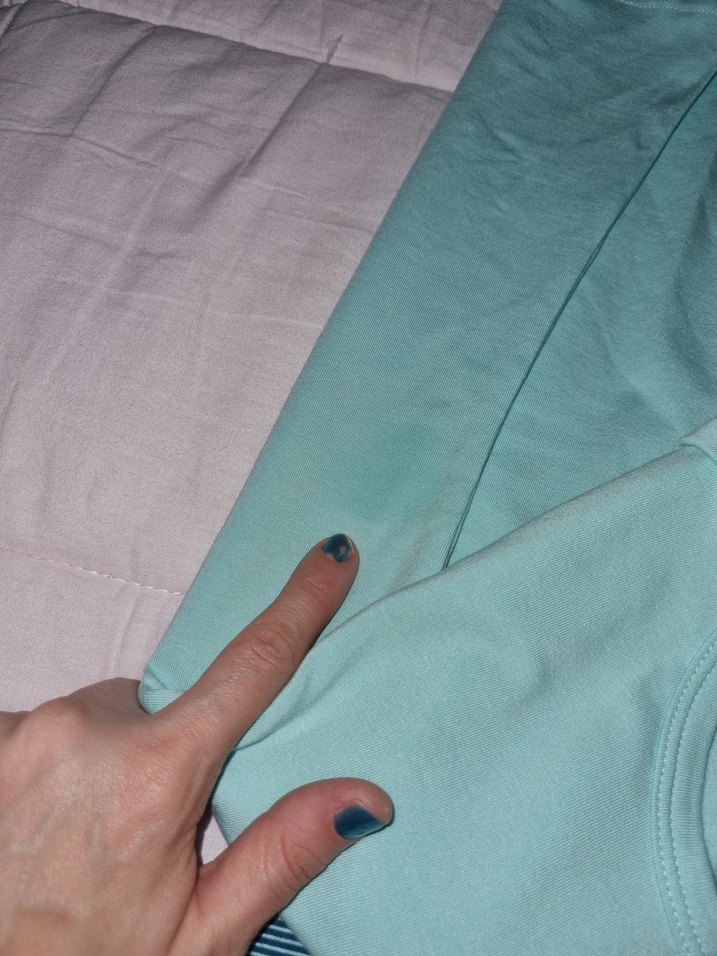 Mavi Düğmeli Kısa Kollu Erkek Pijama Takımı - Görsel 2