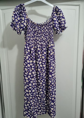 Bohem Çiçek Desenli Uzun Elbise - Görsel 3