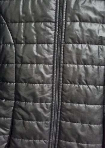 Fermuarlı Siyah Kadın Mont - Görsel 2