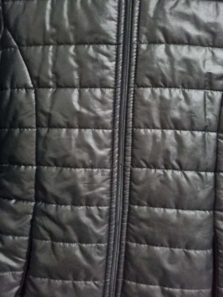 Fermuarlı Siyah Kadın Mont - Görsel 2