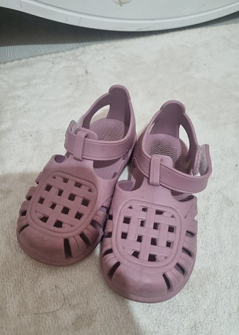 Mor Pastel Kız Çocuk Terlikleri Tokalı - Görsel 4