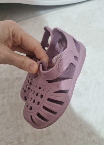 Mor Pastel Kız Çocuk Terlikleri Tokalı - Görsel 5