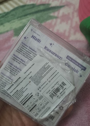 Bej Renkli Hızlı Takılan Takma Kirpik 2 adet var elimds - Görsel 2