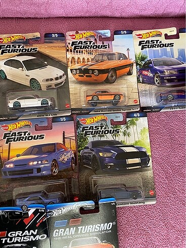 Hotwheels ff set
