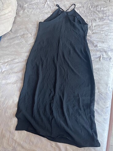 40 Beden siyah Renk Halter yaka elbise