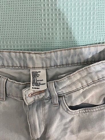 H&M Buz mavisi H&mbasic kot şort
