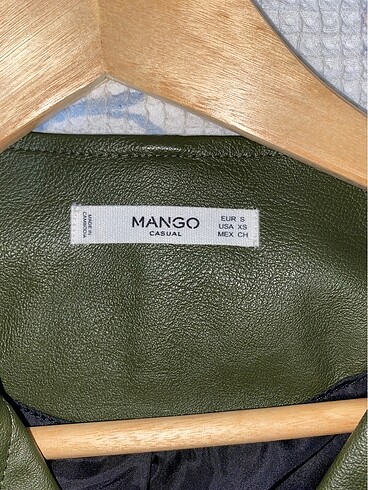 s Beden haki Renk Mango ceket