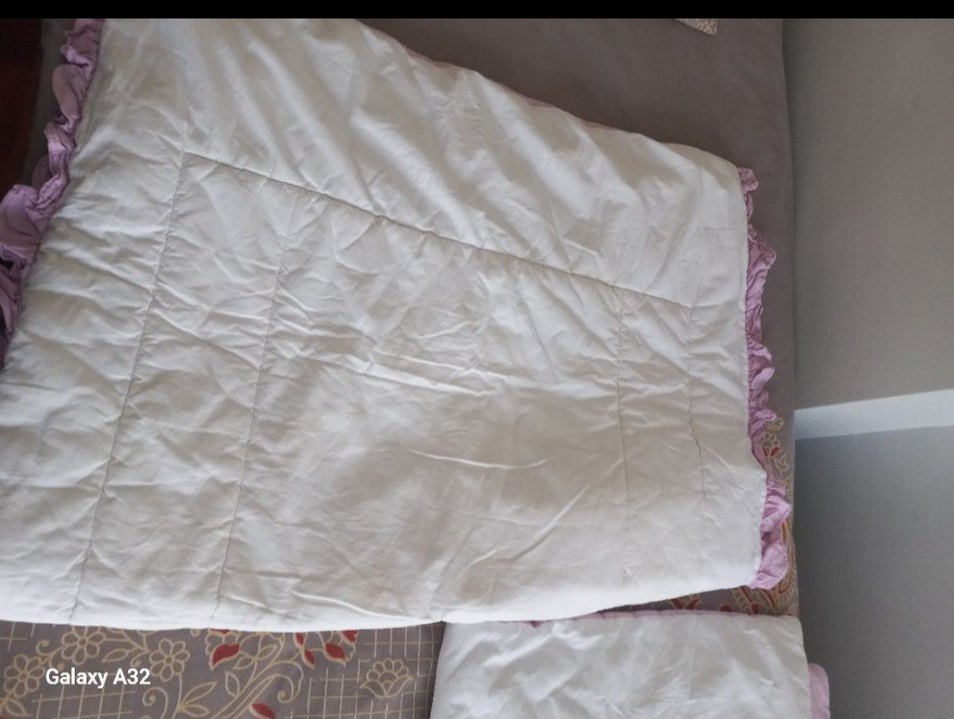 Nakışlı Pembe Çocuk Uyku beşik Seti - Görsel 5