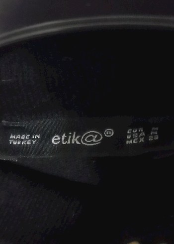 Boncuk İşlemeli Siyah Uzun Kollu Triko Elbise - Görsel 4