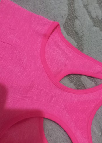 Pembe Spor Sütyeni Mini Kesim - Görsel 3