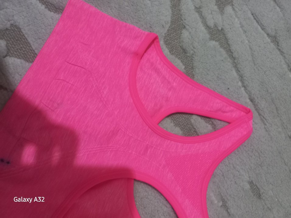Pembe Spor Sütyeni Mini Kesim - Görsel 3