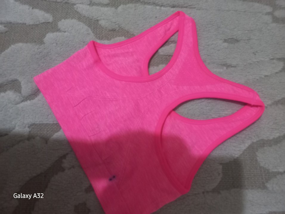 Pembe Spor Sütyeni Mini Kesim - Görsel 5