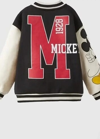 Zara Zara Mickey mouse polar ceket