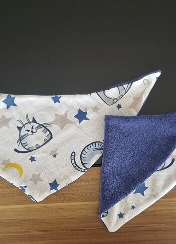 Müslin özel dikim bebek önlüğü  - Görsel 3