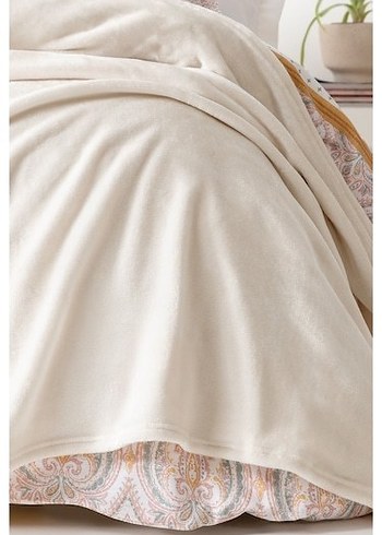 Yataş battaniye krem renk - Görsel 3