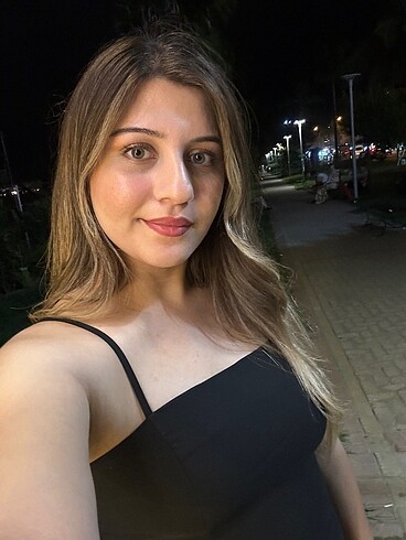 l Beden Siyah Mini Elbise