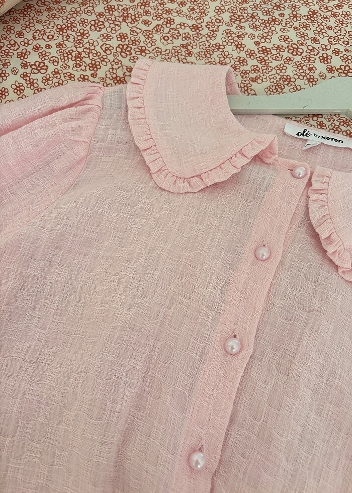 Bebe yaka gömlek - Görsel 2