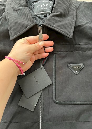 Prada Siyah Erkek Uzun Kollu Ceket - Görsel 4